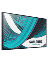 75 inch weather-resistant outdoor TV with narrow bezel 