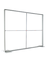 10ft wide by 8ft tall silcone edge graphic frame with center support bar