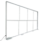 Silicone edge graphic backdrop frame fits 20ft trade show booth