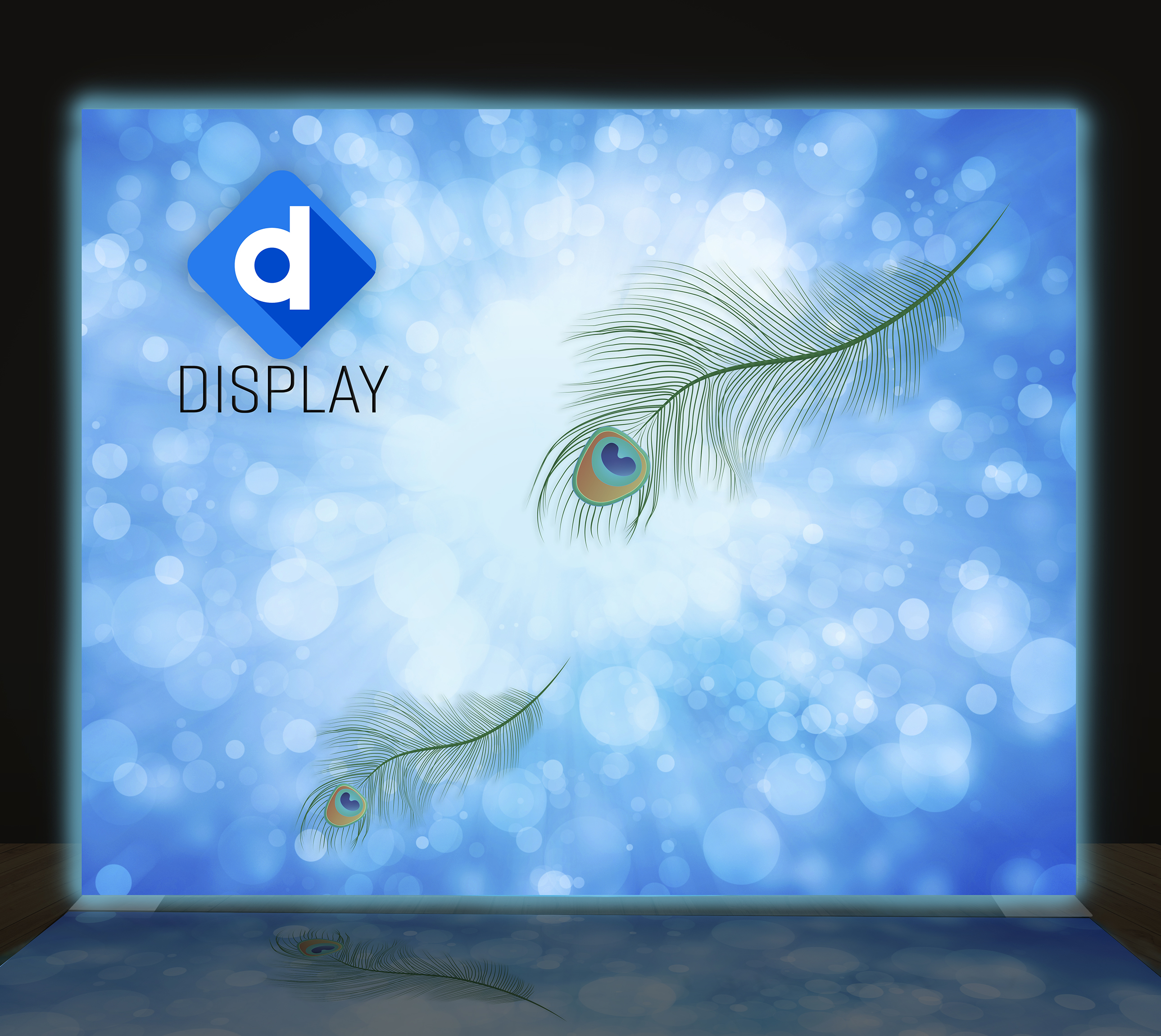 2-Sided SEG Fabric Backlit Wall | Full Color Custom Graphics | Displays2Go