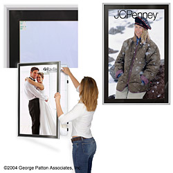 24 X 36 Poster Frames Feature A Matboard & Enclosed Design