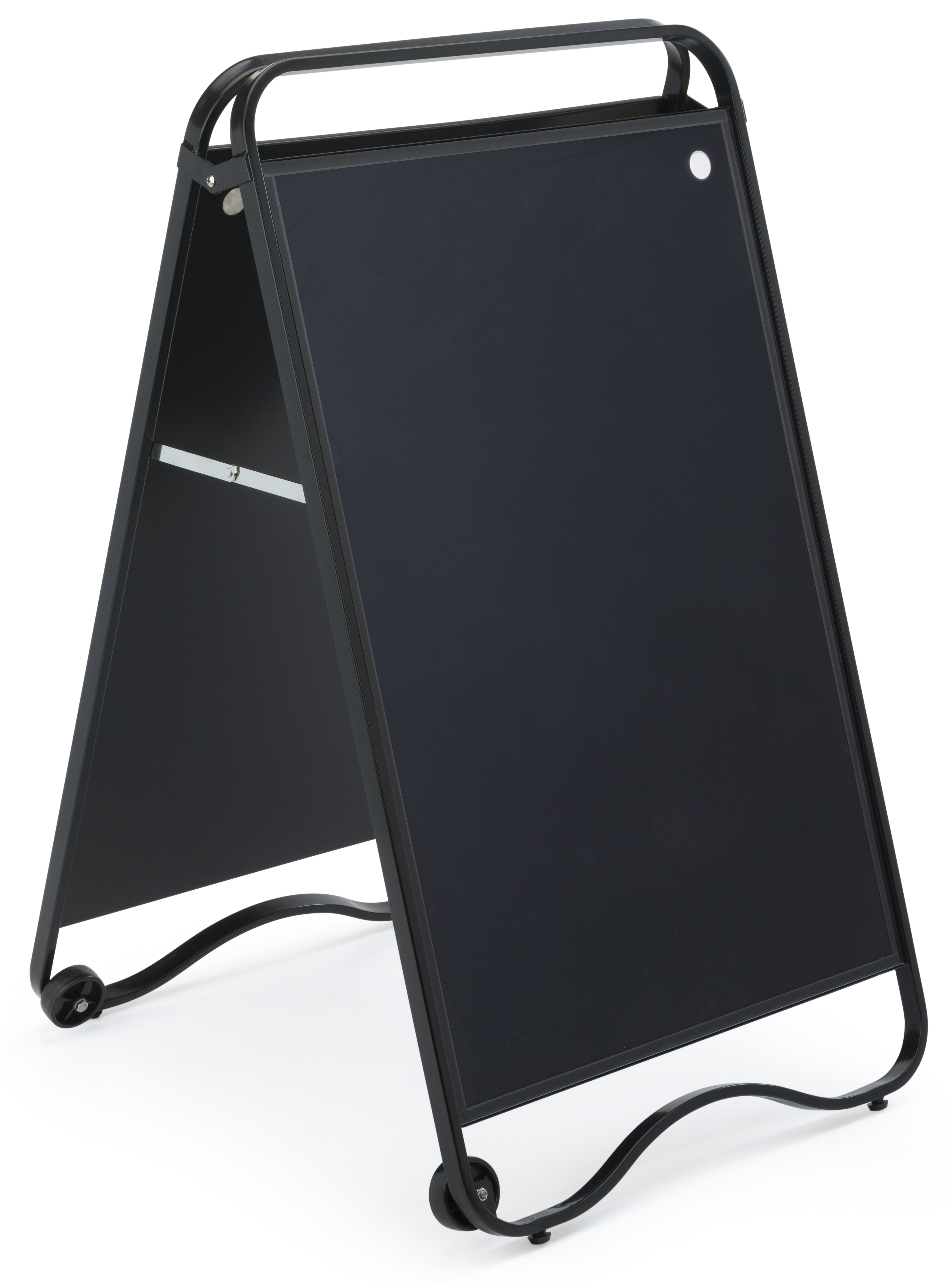 24" x 36" A-Frame Sidewalk Sign Stand, Double Sided, Rolling Base - Image 4
