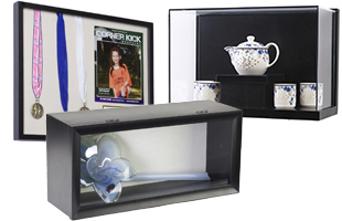 Multiple Styles of Shadow Box Display Cases for Sale 