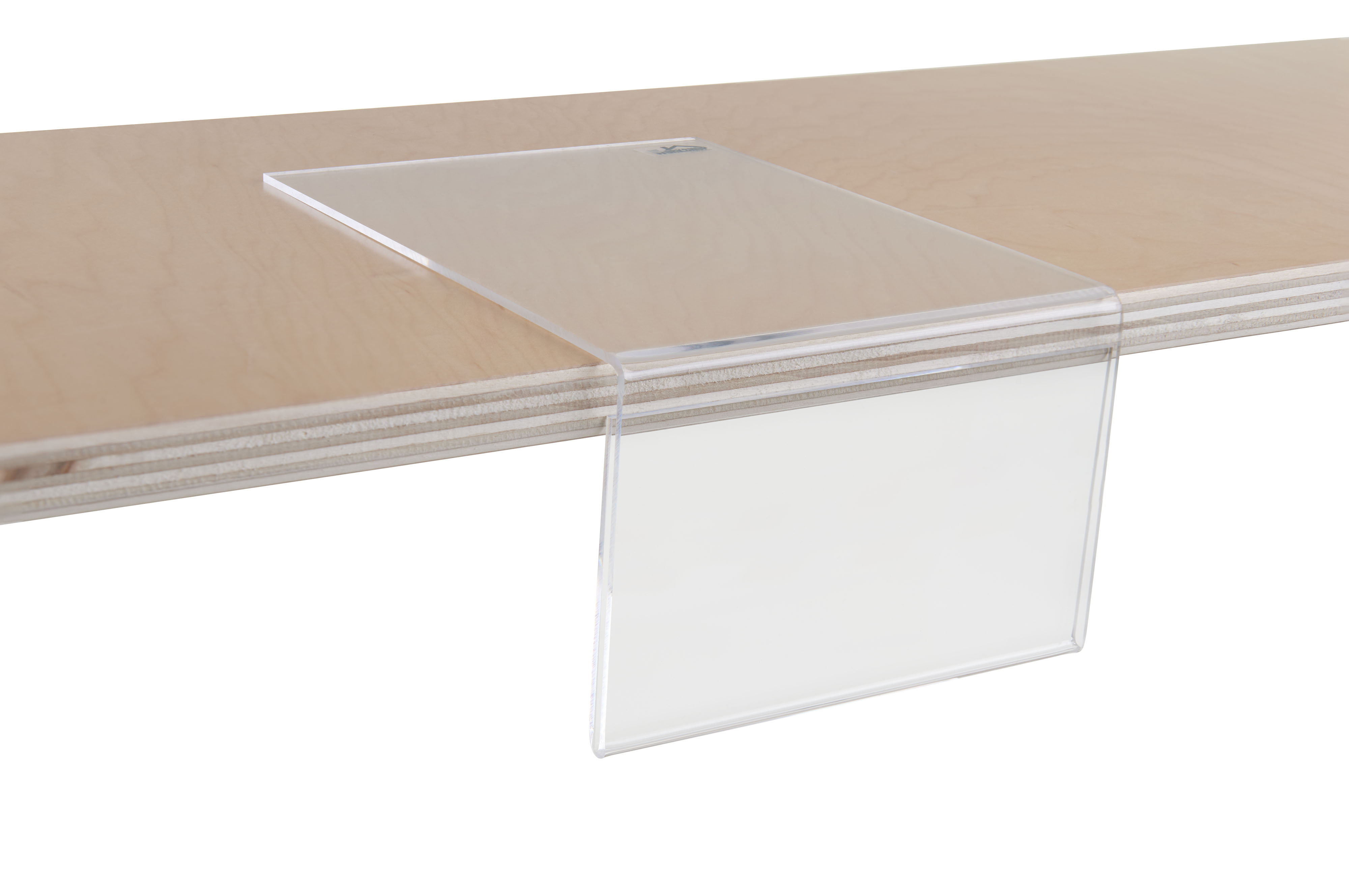 Shelf Talker Sign Holder, Side Loading - Clear - Image 2
