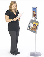 Floor Standing Menu Holder