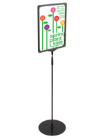 sign holder stands with plastic frames