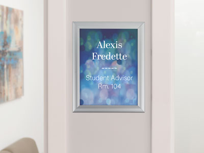Sign Frames for Education Institutions