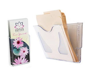 Single Pocket Wall Mount Literature Holders