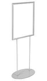 22x28 Gray Top-Loading Poster Stand