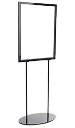 Black Metal Poster Stand for 22x28 Graphics