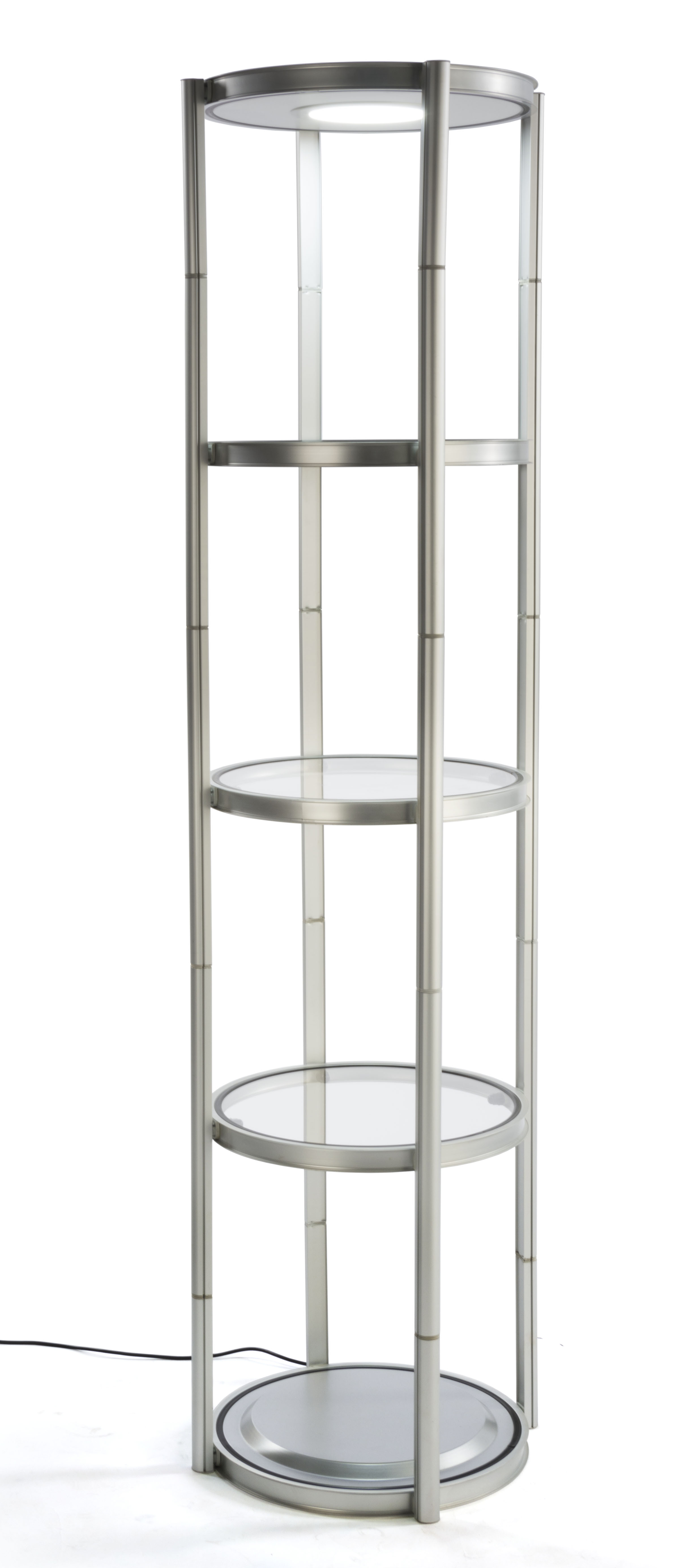 Poster Rounds Storage Unit Twist Display Case with 16 Custom Posters | Round Enclosed Tower ...