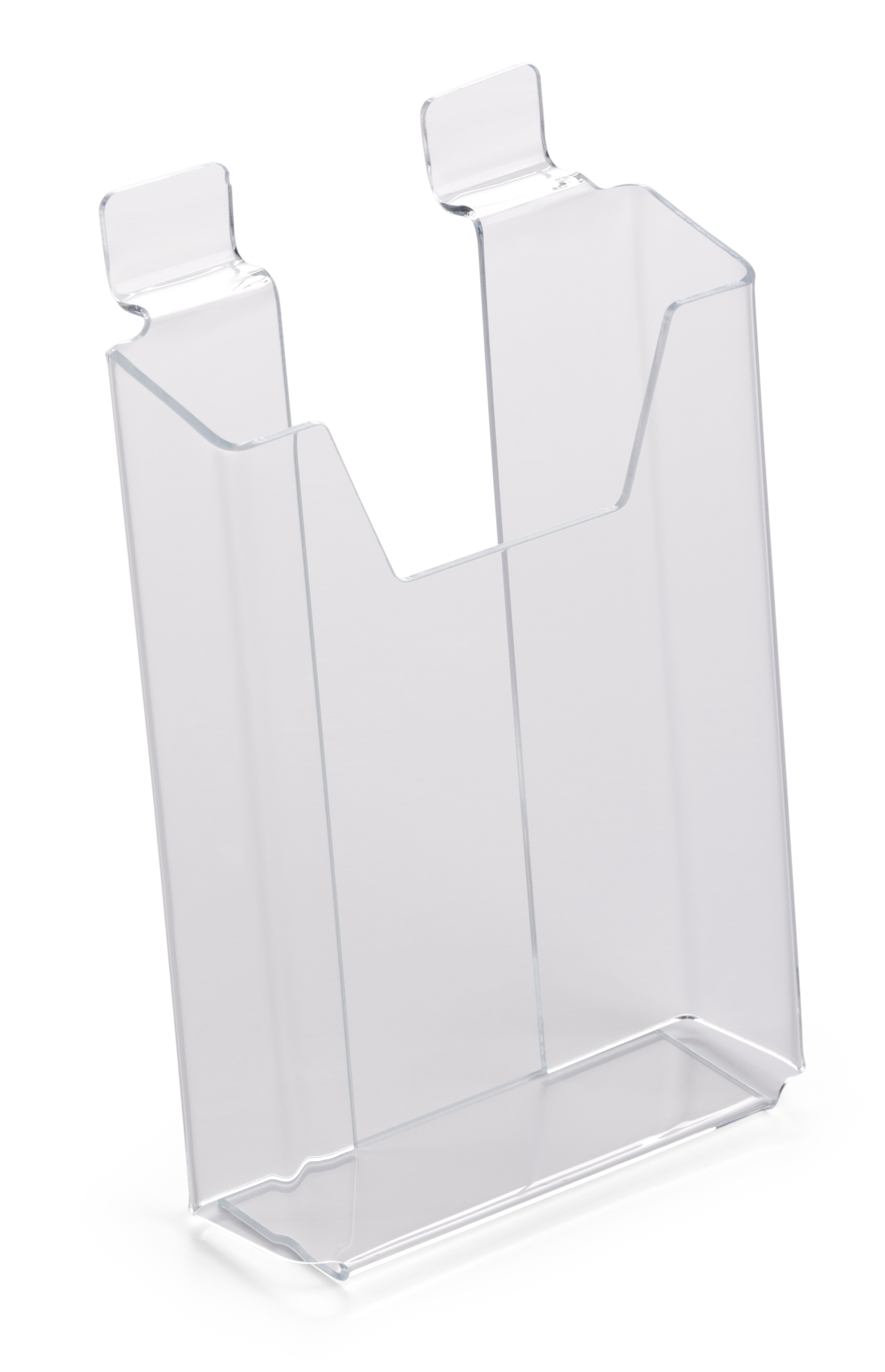 Acrylic Brochure Pocket for Slatwall, Fits 4 x 9 Pamphlets - Clear - Image 2
