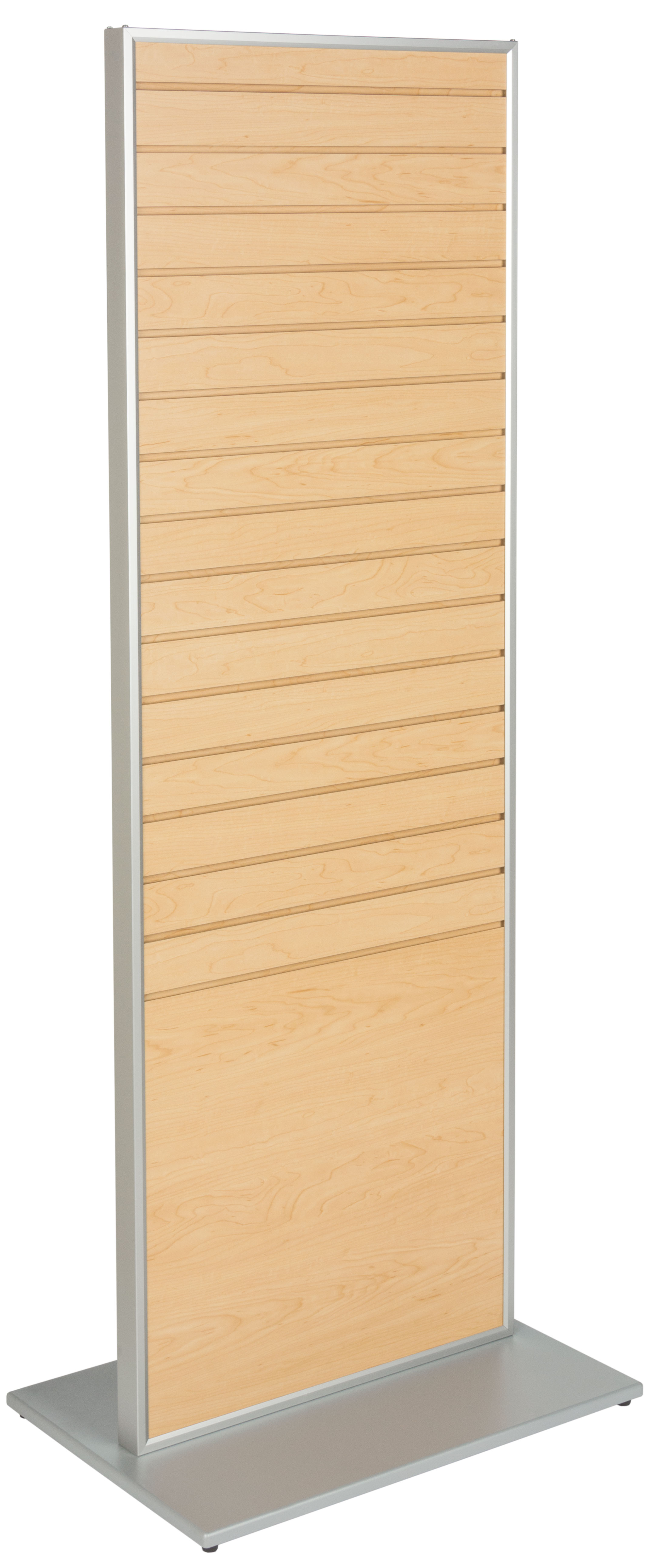 HardRock Maple Slatwall Panel, 72" Tall Slatwall Kiosk | Displays2Go