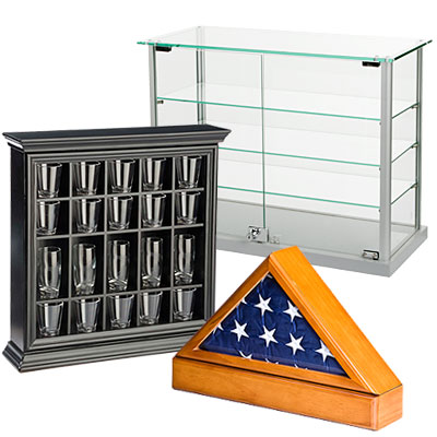 Dust covers and cases for smaller items such as models and sports memorabilia