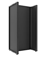 Gondola panel merchandiser for attaching display accessories like shelving