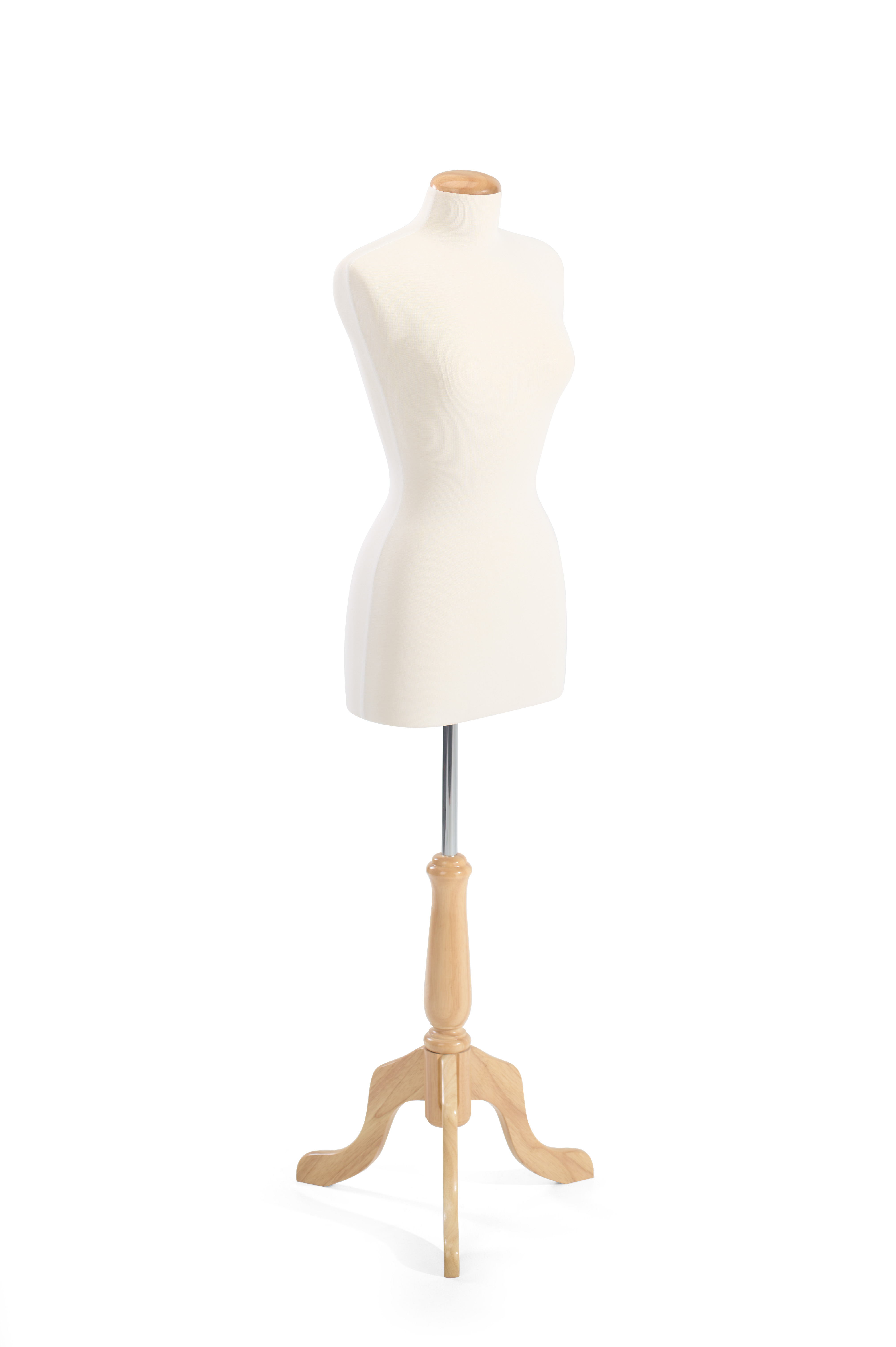 Headless Female Body Form Mannequin w/ Adjustable Stand and Pinnable Torso - Image 2