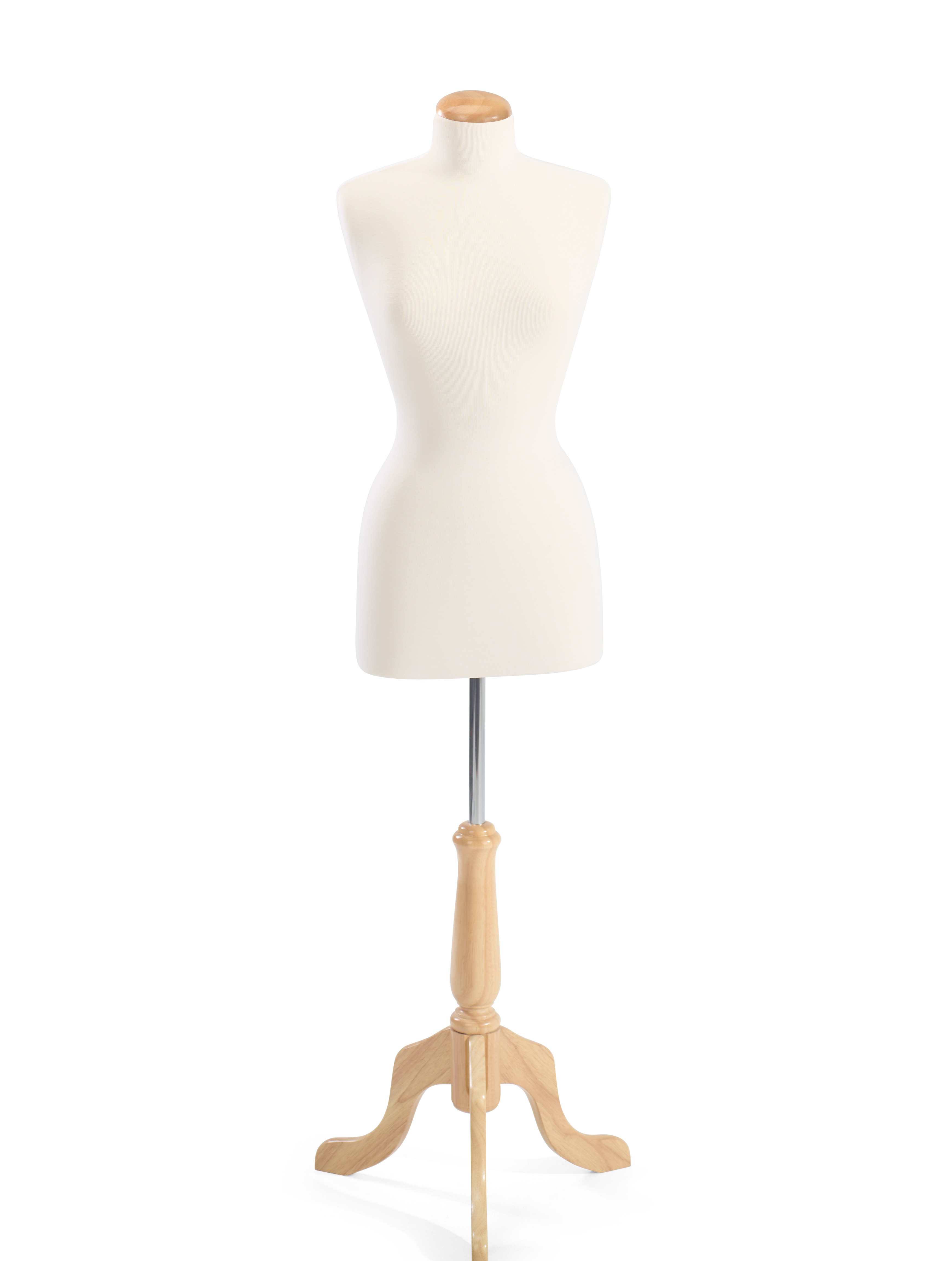 Headless Female Body Form Mannequin w/ Adjustable Stand and Pinnable Torso - Image 4