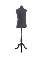 Male mannequin body in black