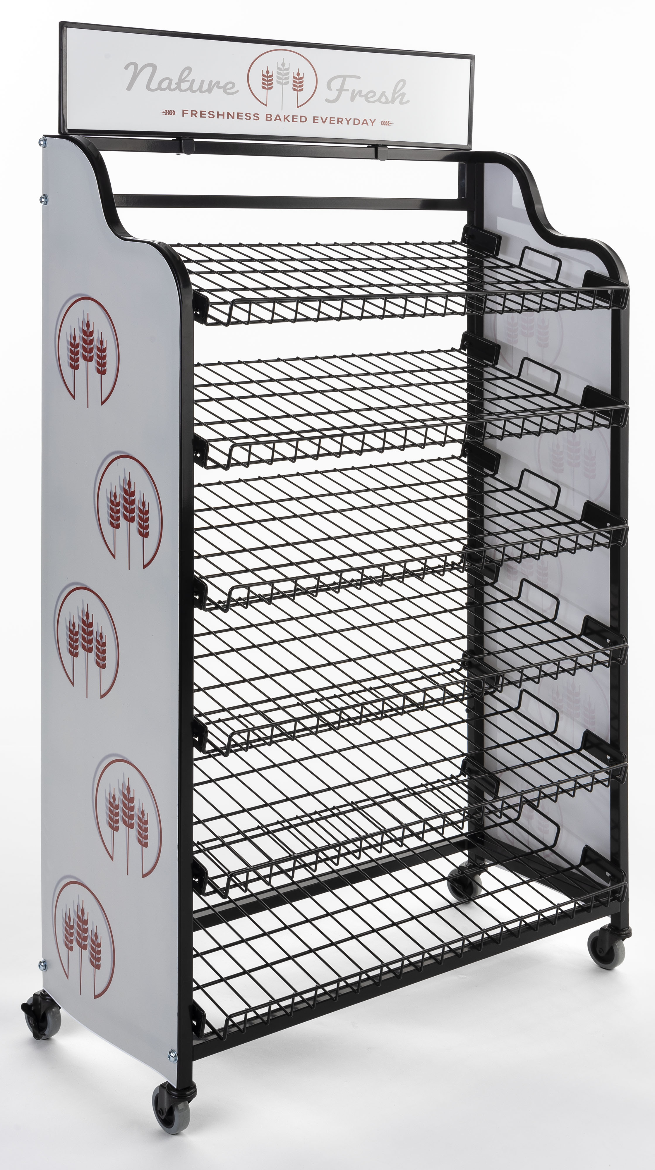 Custom Baker Rack Signage for SMBRCG_Graphics | Displays2Go