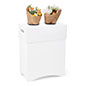 Retail flower display stands made of durable cardboard material