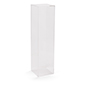 10" x 10" x 40" Acrylic Pedestal w/ Floor Standing Design - Clear - Image 6