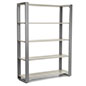 Modern retail display shelving with 44 lb weight capacity per shelf
