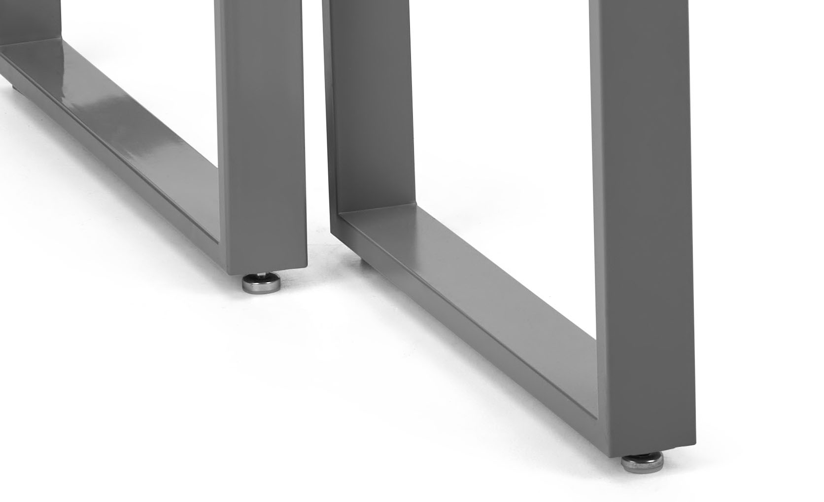 Nesting Display Tables w/ Faux Wood Grain Finish, Rectangular, Set of 2 - Gray - Image 5