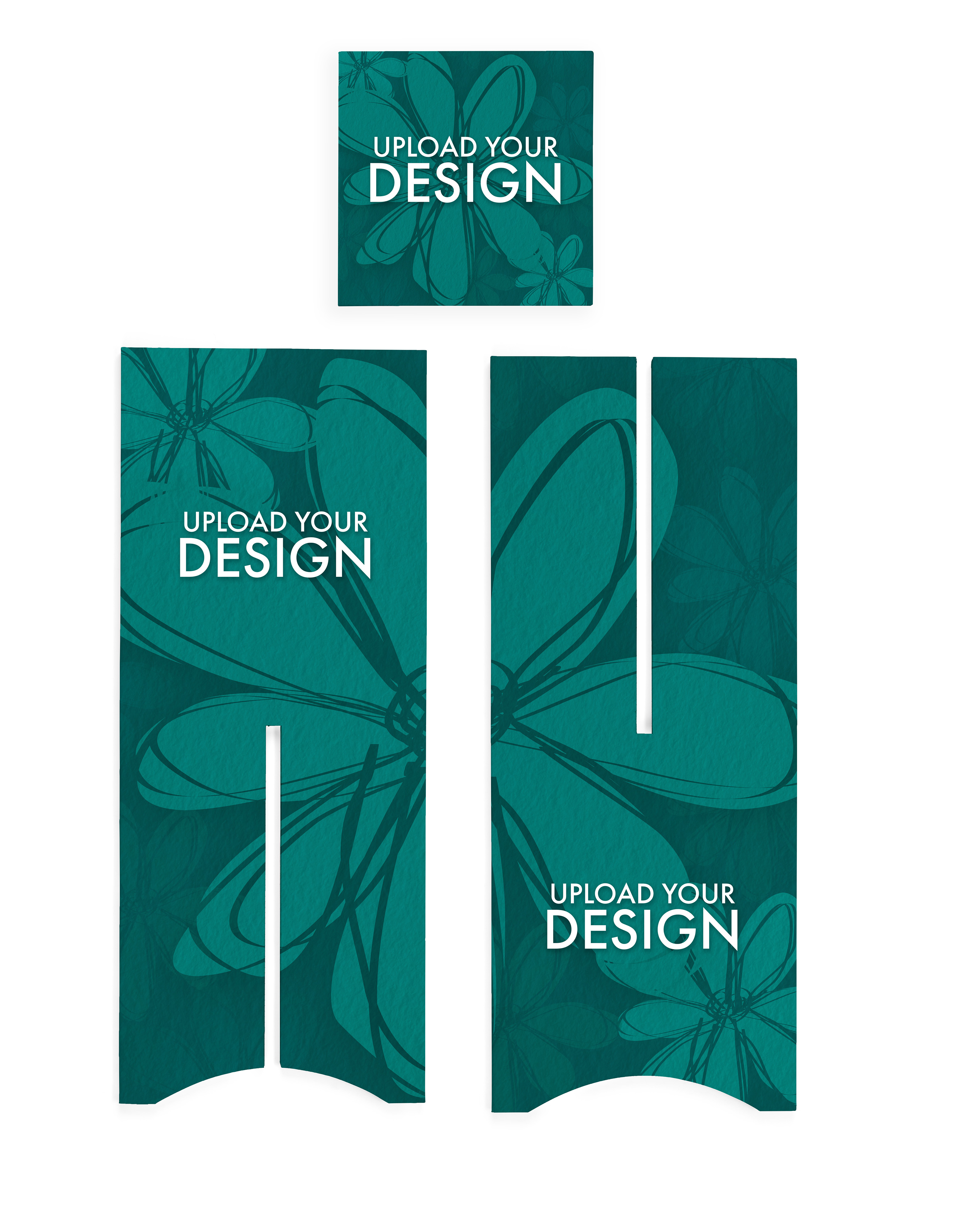 Eco-Friendly Display Pedestal with Full Color Custom Printing, Recycled, Flat Pack - Image 2