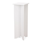 Eco-Friendly Pedestal Displays with FSC-Certified Recycled Material, Portable - White