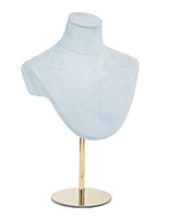 Jewelry bust stand with 4 colors options 