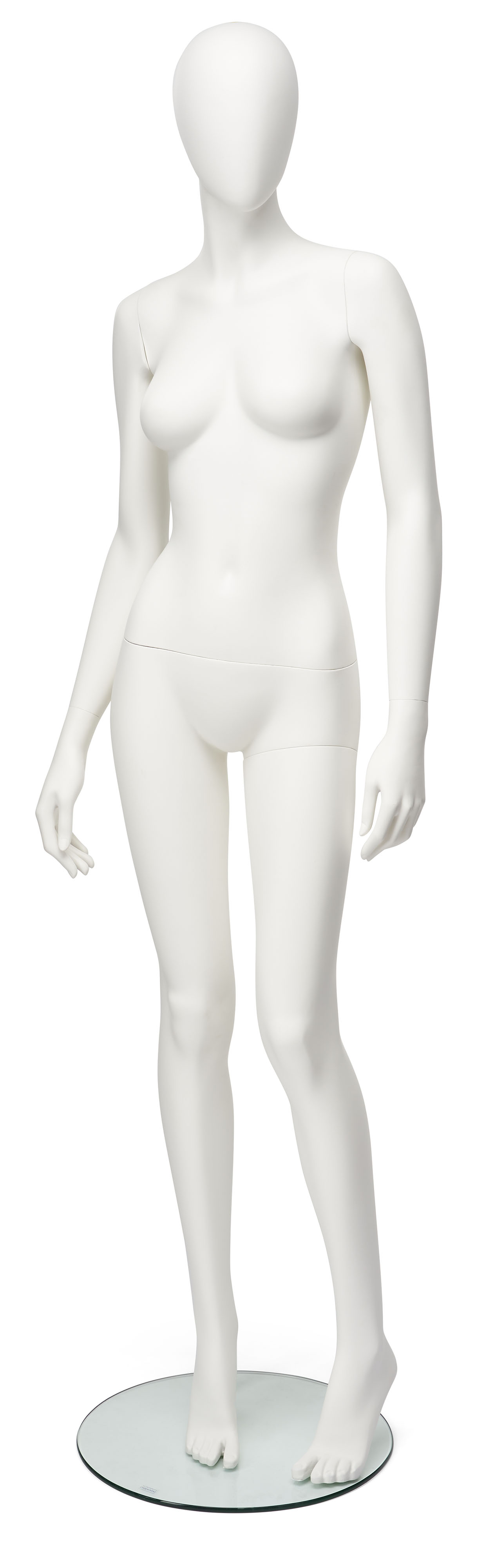 Abstract Female Mannequin  Durable ABS Plastic Construction