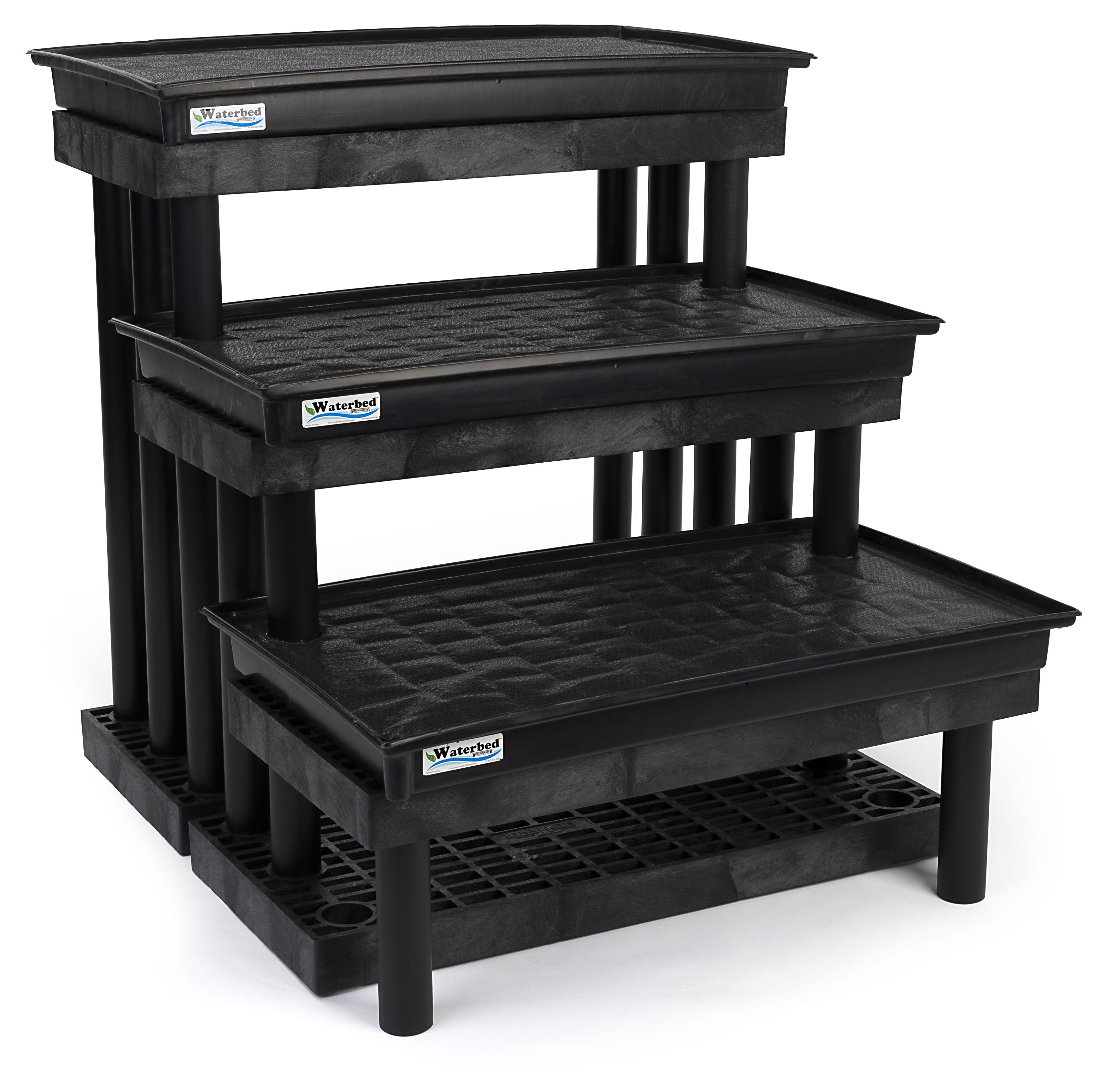 3 Tier Plastic Garden Center Display Rack | 900lb Load Capacity ...