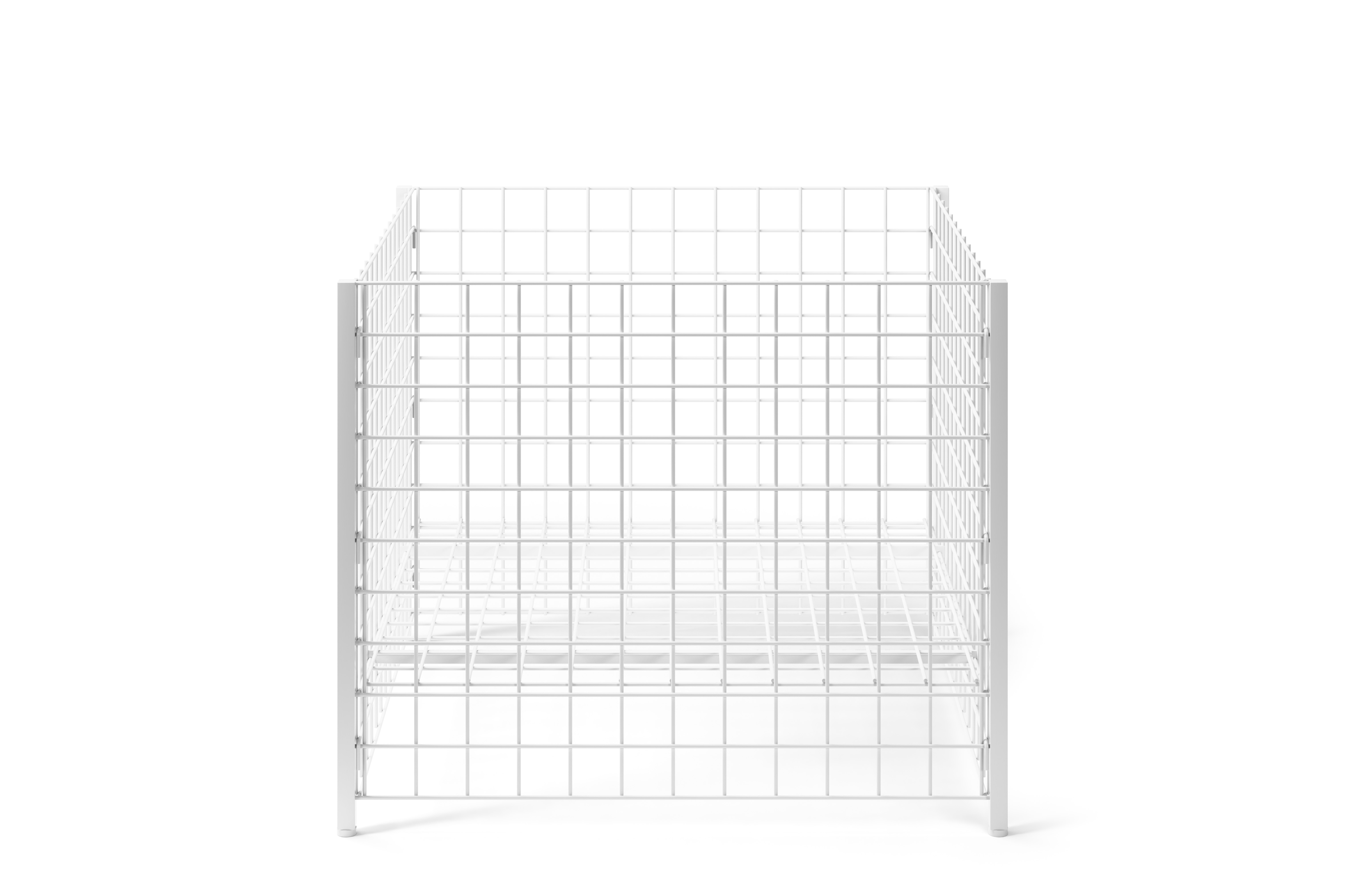 Wire Dump Bins w/ Adjustable Shelf, 22.5 Cubic ft. of Storage, Floor Standing - Image 3
