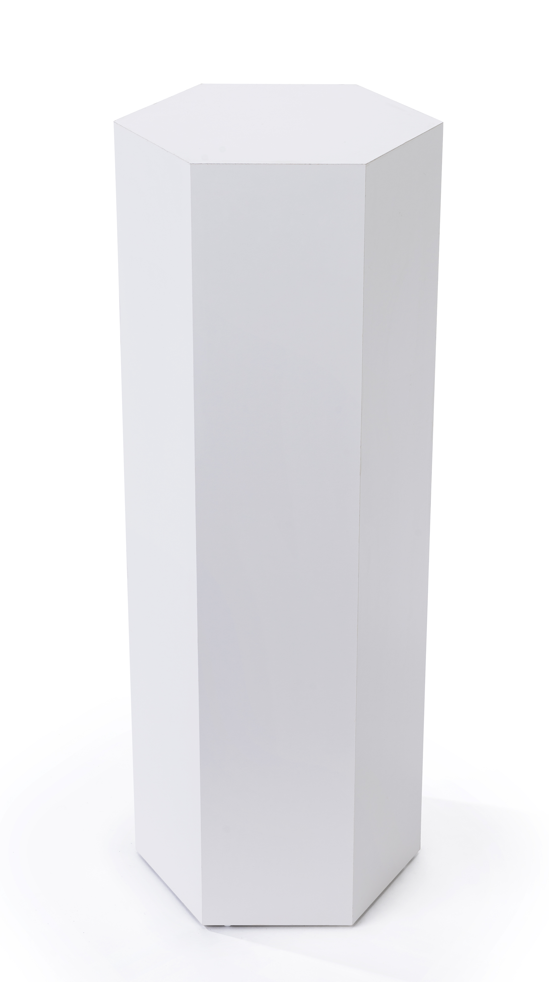 Hexagonal Display Pedestal | 50 Pound Weight Capacity | Displays2Go