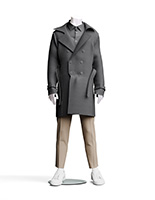 Headless mannequins with glass base