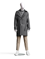 Full body mannequins with abstract design