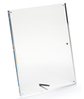 8.5 x 11 Thick Acrylic Block Frame for Signage