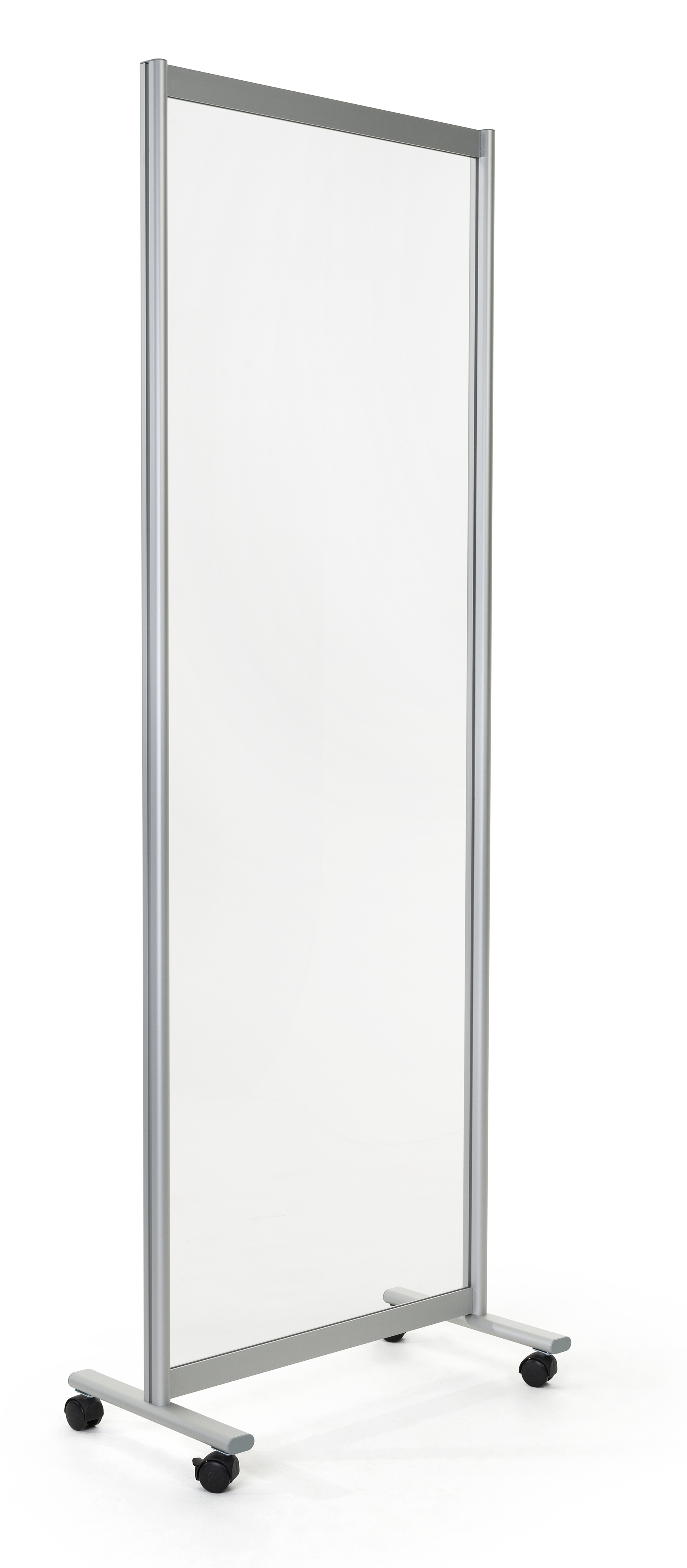 72H x 48W Mobile Acrylic Room Divider - Sneeze GuardEZ