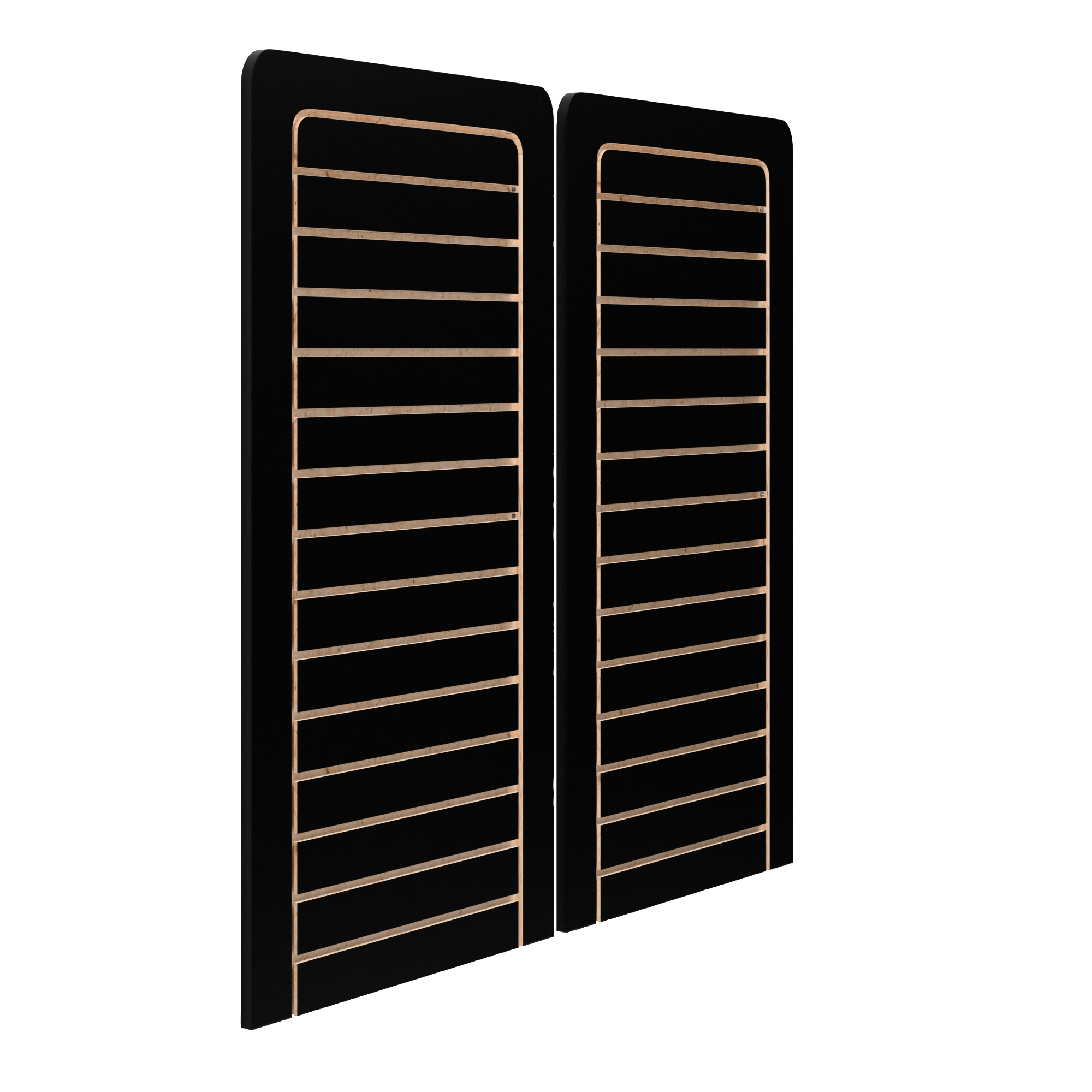Retail Slatwall Panels | 2-Pack Vertical Display | Displays2Go