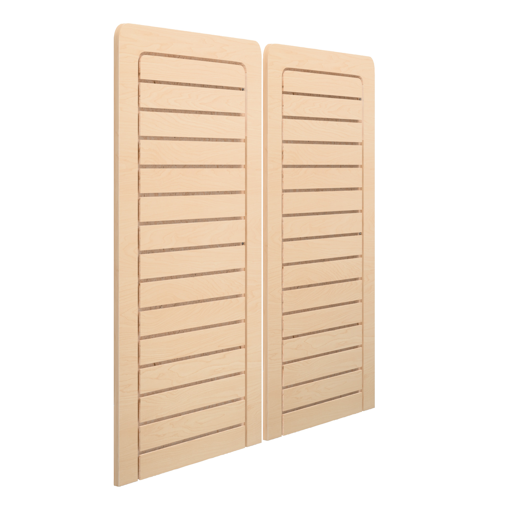 24 x 48 Slatwall Panel for Wall, Vertical Format, Durable Melamine Finish, Set of 2 - Image 2