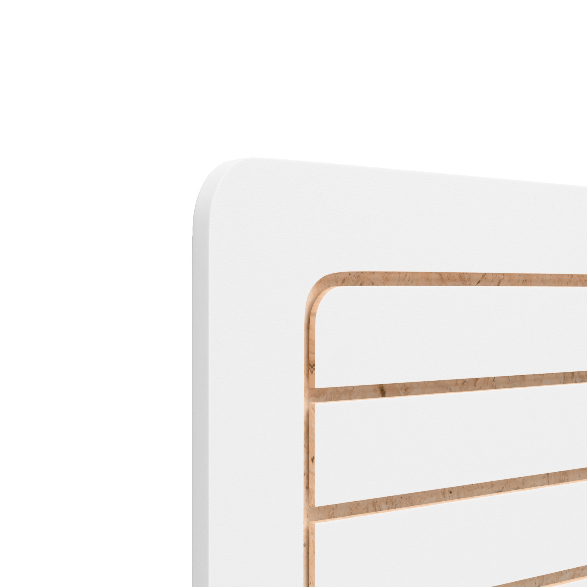 24 x 48 Slatwall Panel for Wall, Vertical Format, Durable Melamine Finish, Set of 2 - Image 5