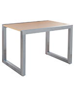 Retail table with maple top