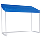 Table top canopy with counter top placement style