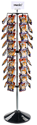 108-clip snack bag spinner rack