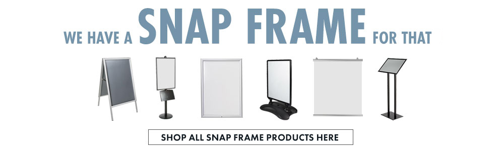 Selection of poster snap frames in different styles