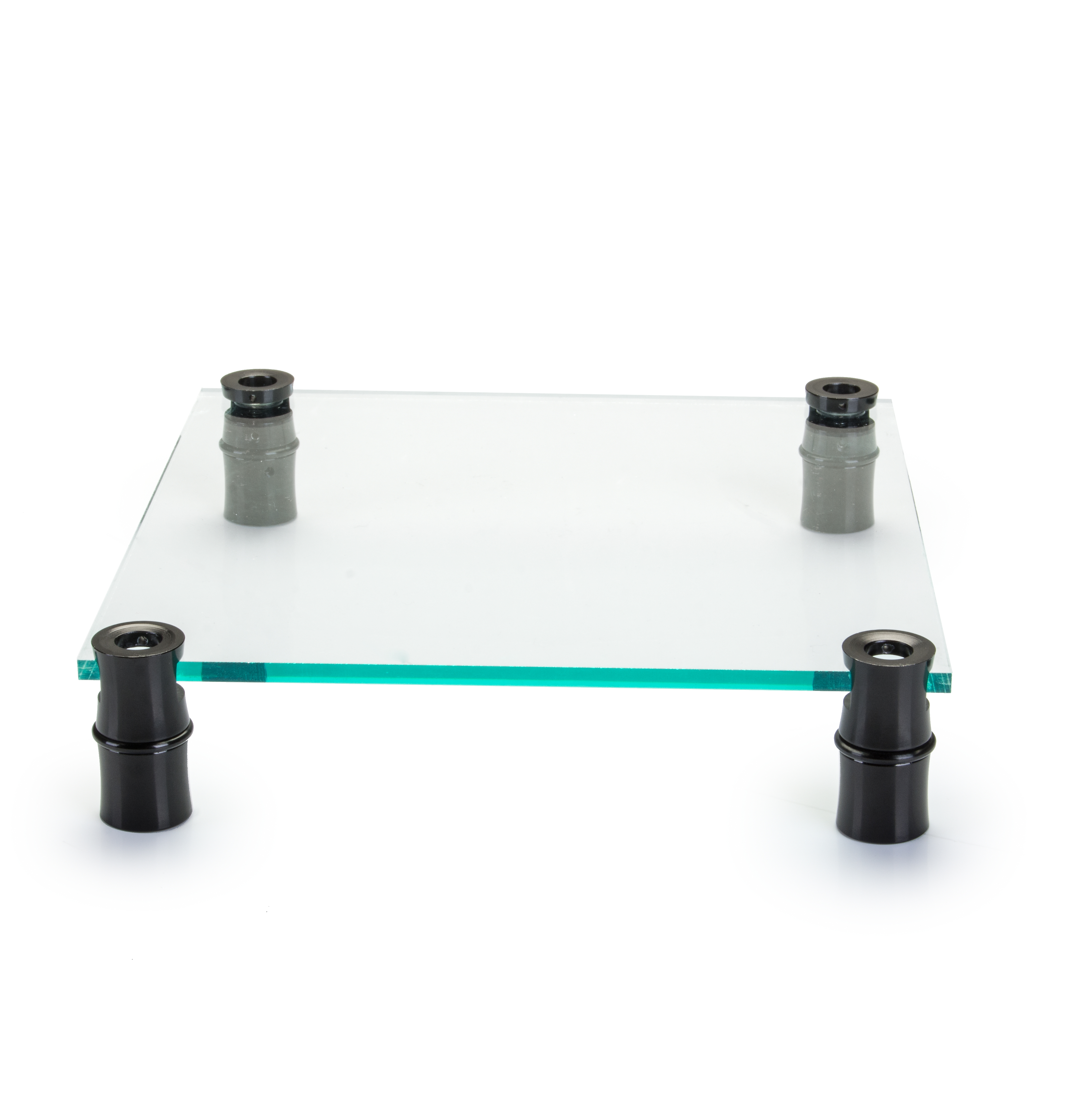 Black 2” Metal Standoff withDisplay Riser | Great for Storefronts ...