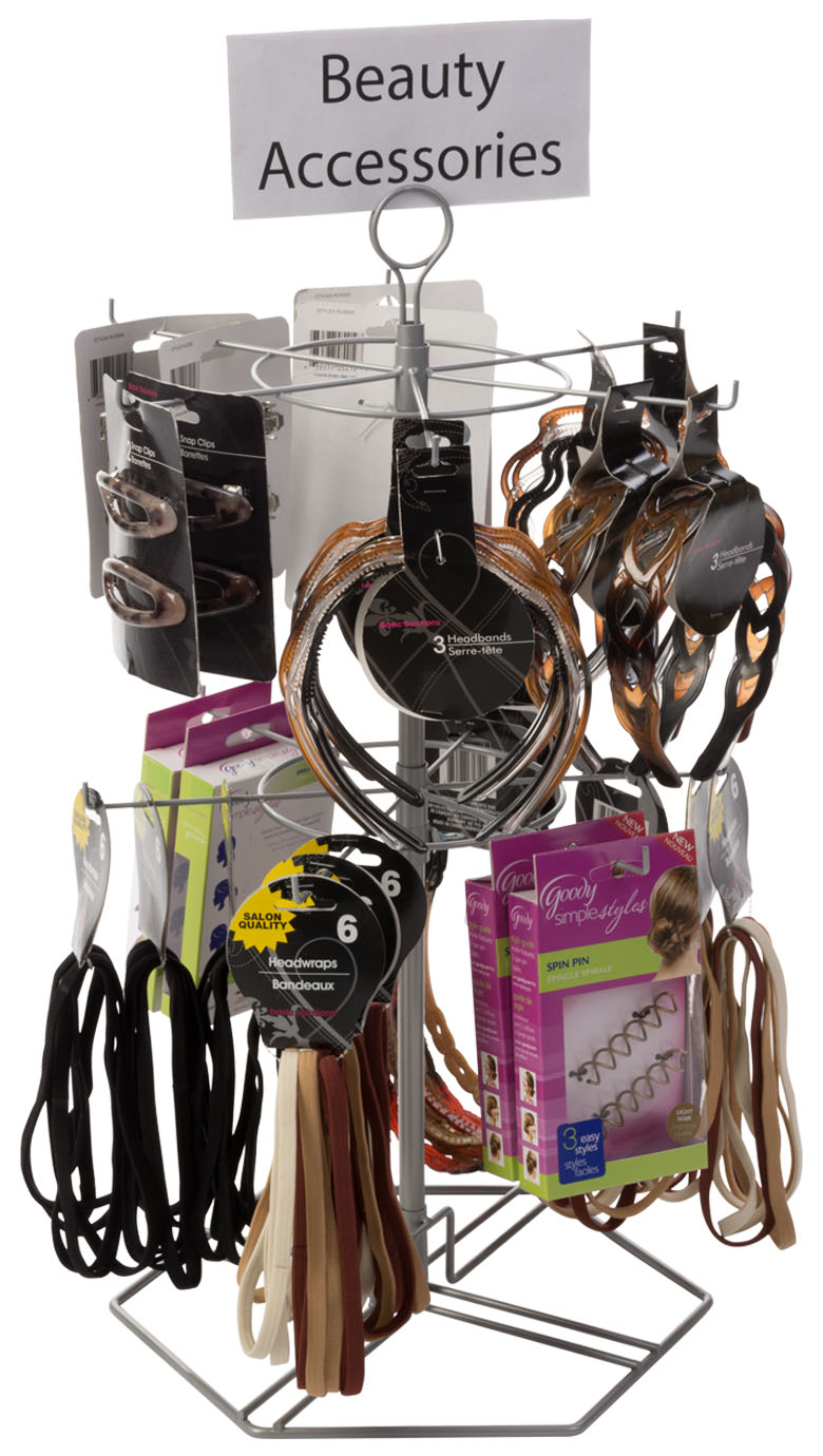 Wire Spinner Rack | 12 Peg Hooks | Displays2Go