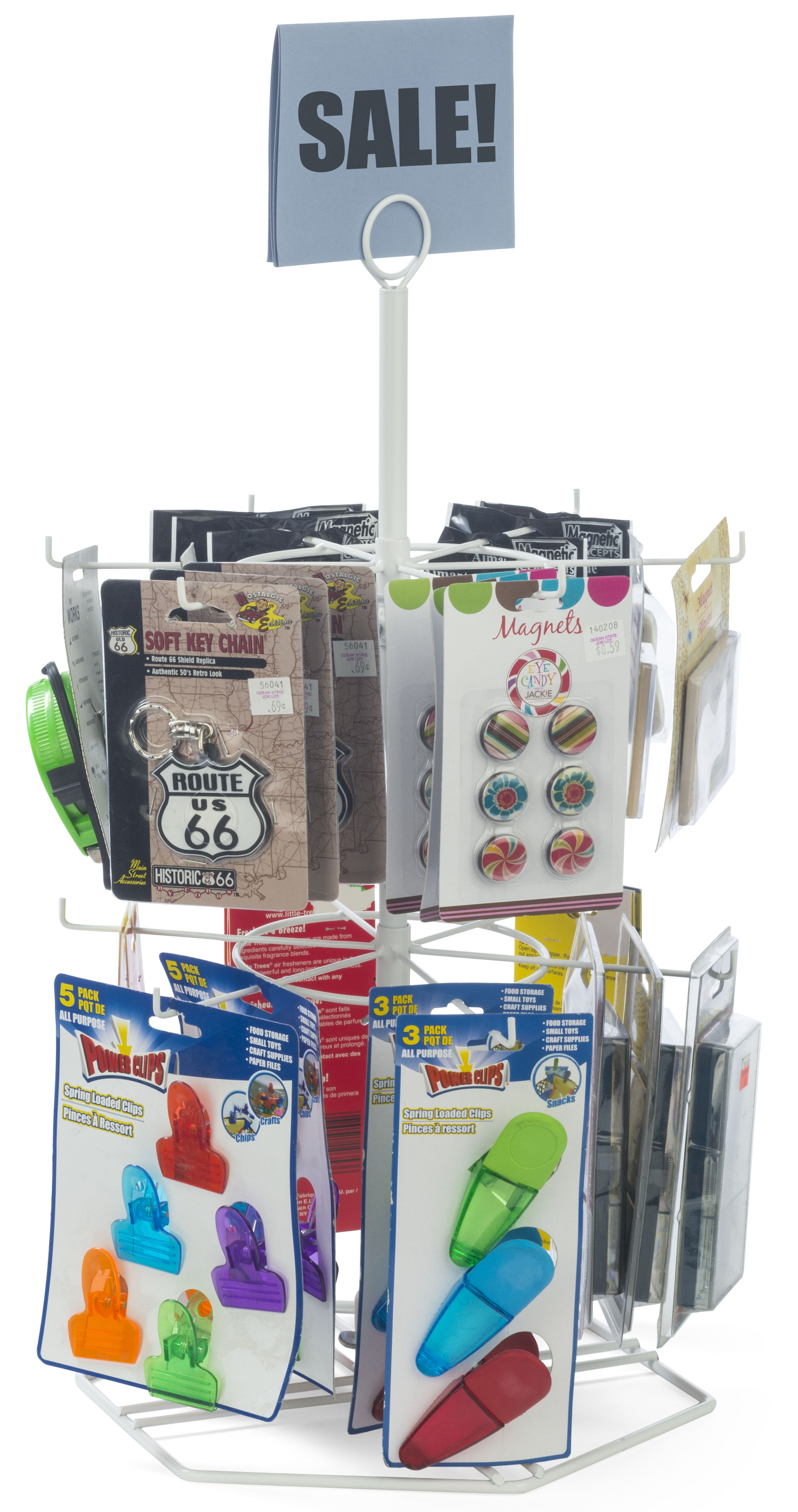 Spinner Rack Signage Countertop Spinner Rack | Top Coil Sign Holder | Displays2Go