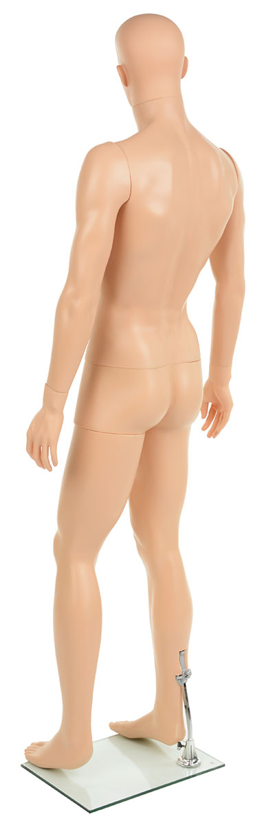Male Pants Mannequin with Glass Base, Skin Tone, Plastic, Unbreakable –  Ablelin Store Fixtures Corp.