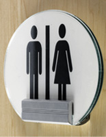 acrylic office sign